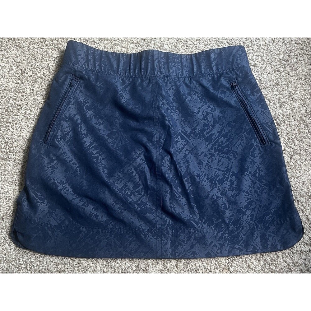 Women’s ORVIS Embossed Travel Athletic Skort Blue Size Small EUC